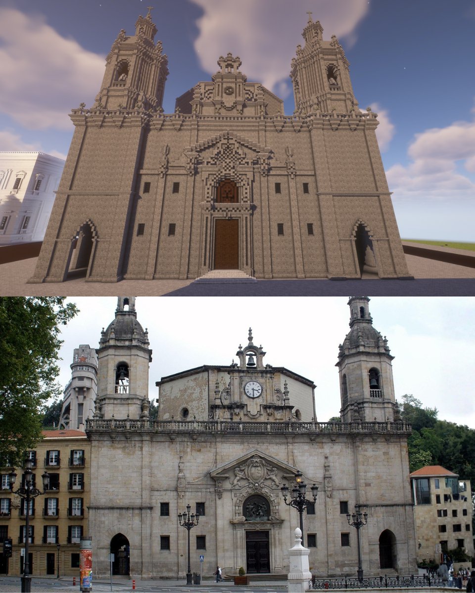 Minecrafteate's tweet image. Iglesia de San Nicolas de Bari, Bilbao Minecraft VS Realidad

#bilbao #vizcaya #minecraft #minecraftbuilds #minecraftbuildings #euskalherria #paisvasco #minecraftbuild #minecraftbuilding #minecraftideas #euskadi 

Fuente fotos reales: Wikimedia Commons