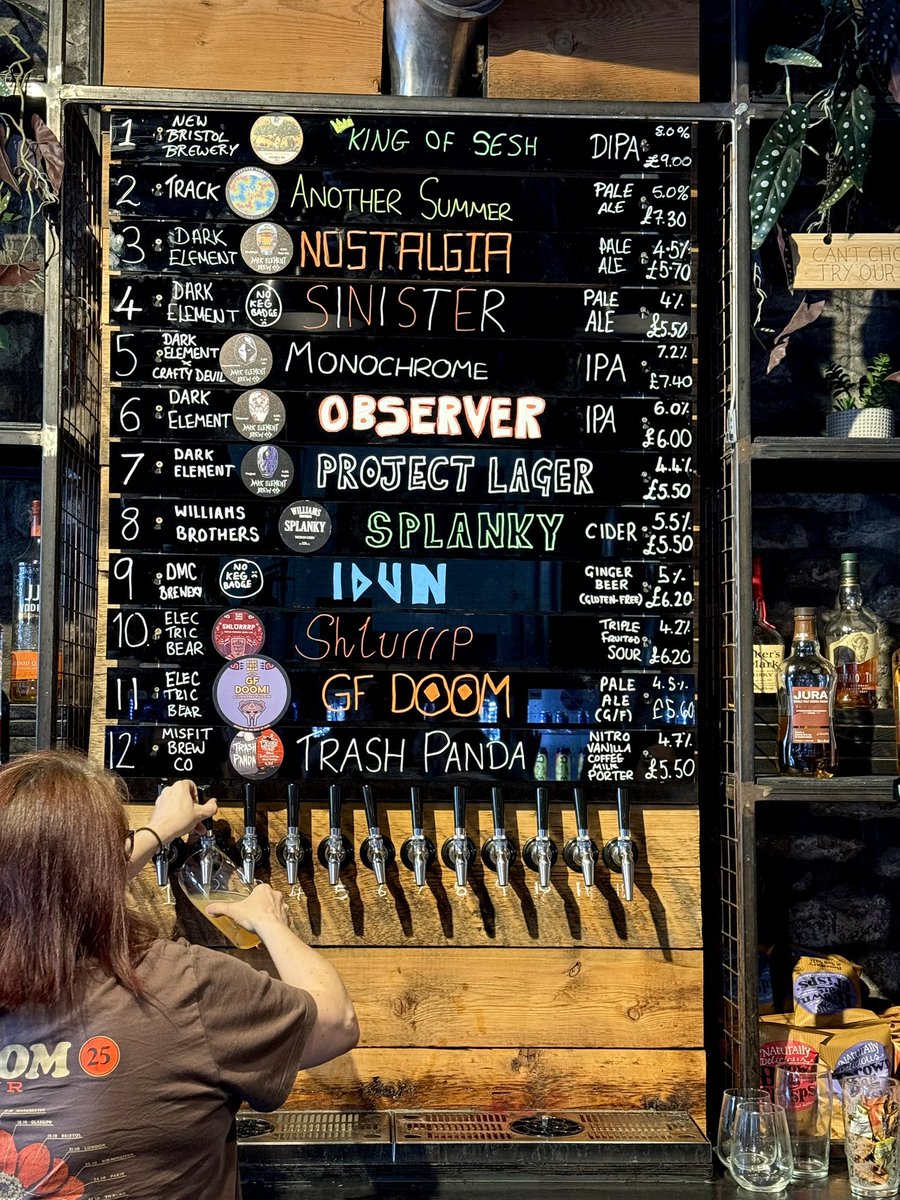 rwnash's tweet image. GF DOOM - Electric Bear - 4.5% ABV. B++, hoppy on the nose, hoppy, tropical and fruity body with a fruity gently bitter finish #ale #beer #bier  

3.5/5. Gluten Free, awesome Fine Ale from our friends in Bath. Refreshing and Summery. Pouring at The Project, Caerphilly.