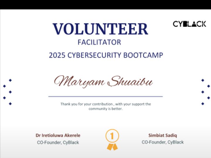 Maryam Shuaibu Aliyu tweet media