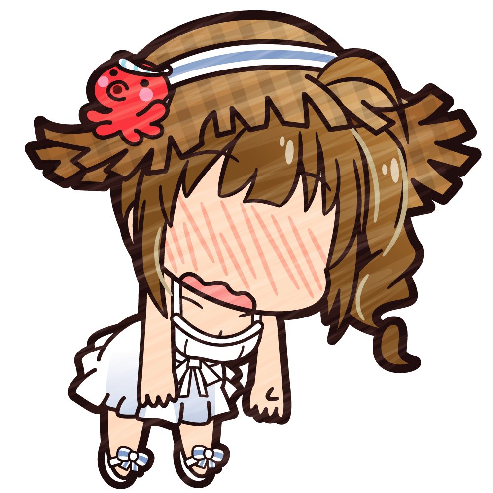 秋月律子 「#頬の斜線は必要だと思った人は無言で絵を貼る」|にくてんＰのイラスト