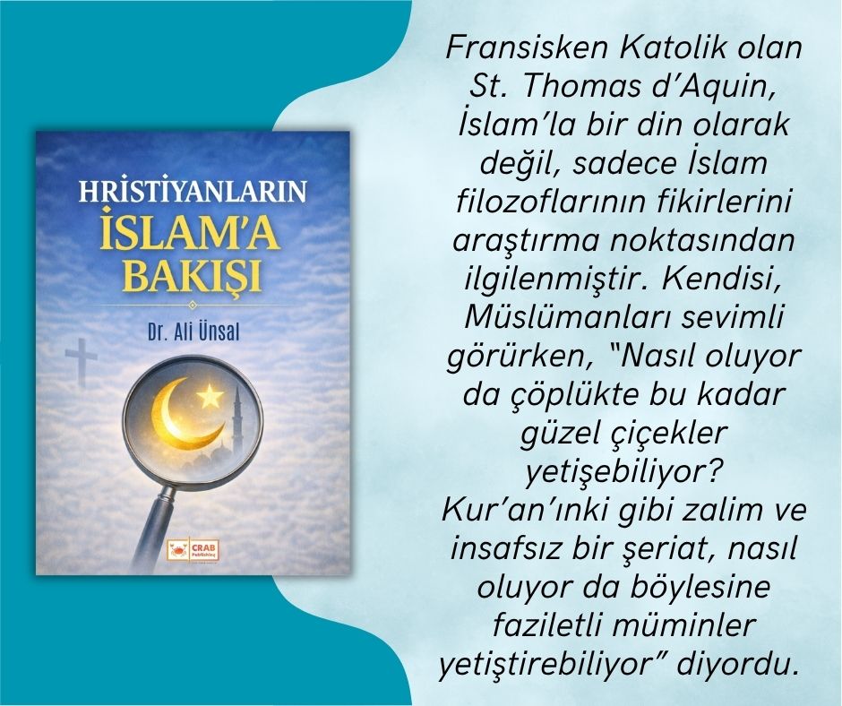 HRİSTİYANLARIN İSLAM'A BAKIŞI
Dr. Ali Ünsal

Hristiyanların İslam’a bakışı aslında neyi anlatıyor? Belki de bu kitap, başkalarını anlamaya çalışırken kendimizi de tanımamıza yardımcı olacak.

Satın almak için👇
SMASHWORDS▶️smashwords.com/books/view/201…
GOOGLE