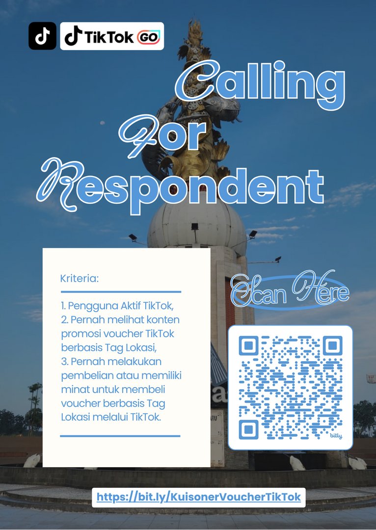 sbyfess's tweet photo. -rek Warga Darjo bantuin sender cepet lulus dengan mengisi kuisoner penelitian sender dengan kriteria yang suka scroll TikTok, pernah nemu konten pake fitur tag lokasi, dan yang pernah pengen beli atau minat banget pas liat tawaran voucher TikTok GO. https://t.co/i2shHxzC0b
