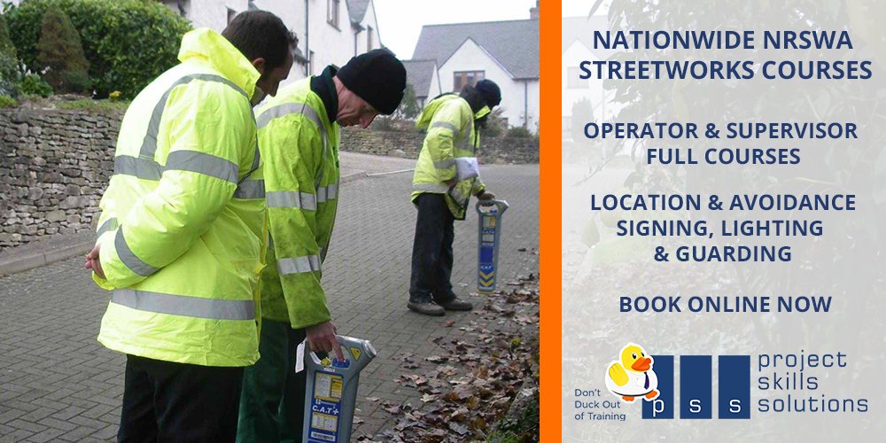 PSS_Training's tweet image. 👷🚷 Work on UK highways? Get NRSWA qualified in days. Operative, Supervisor &amp;amp; SLG courses from £175+VAT. 
Gain your SWQR card &amp;amp; practical skills. UK locations: Chelmsford, Birmingham, Westbury &amp;amp; more.
March &amp;amp; April dates now open. Book bit.ly/4f24lMZ #Streetworks #NRSWA