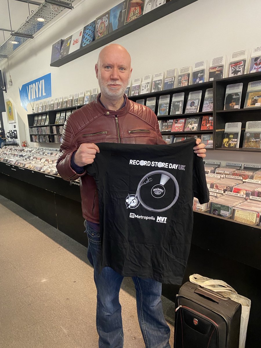 recordshopman's tweet image. #RSD26 thanks to Jack Daniel’s for the totes and tees #jackdaniels x
