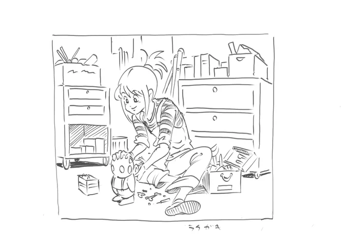 ラクガキ
#イラスト 