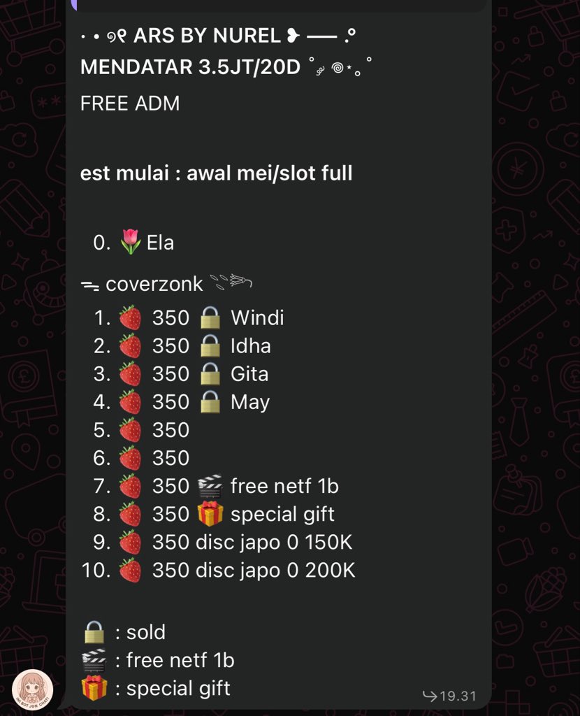 Arisan by Nurel | ARISAN GET TODAY tweet media
