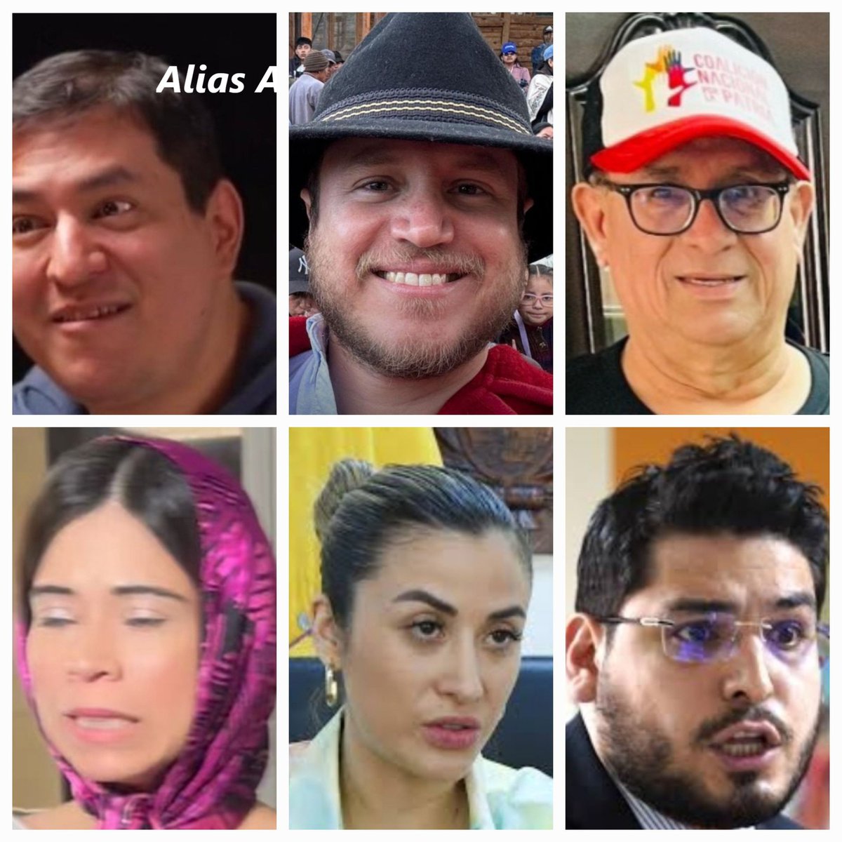 Alias AA, Mónika Eartl, el Justiciero, Minerva, la ex presi de 15 minutos de AN, Esther Cuesta(🤭), Nicole Bonifaz y Raul González designado Supercías x RC5 q asomaba en ruedas de prensa con su mami y q iba a entregar cargos directivos a AA, van a juicio💪🏻
#Liga2