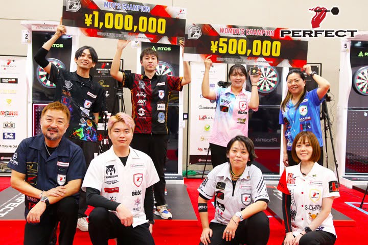 prodarts's tweet image. 🌾PERFECT第4戦 新潟大会🌾

皆さま、お疲れさまでした！

＼そして／
入賞された方々おめでとうございます！

次回、
🎋PERFECT第5戦 仙台大会🎋
5月9日(土) GAMEON！

#ダーツ
#PERFECT
#パーフェクト
#フェニックスダーツ