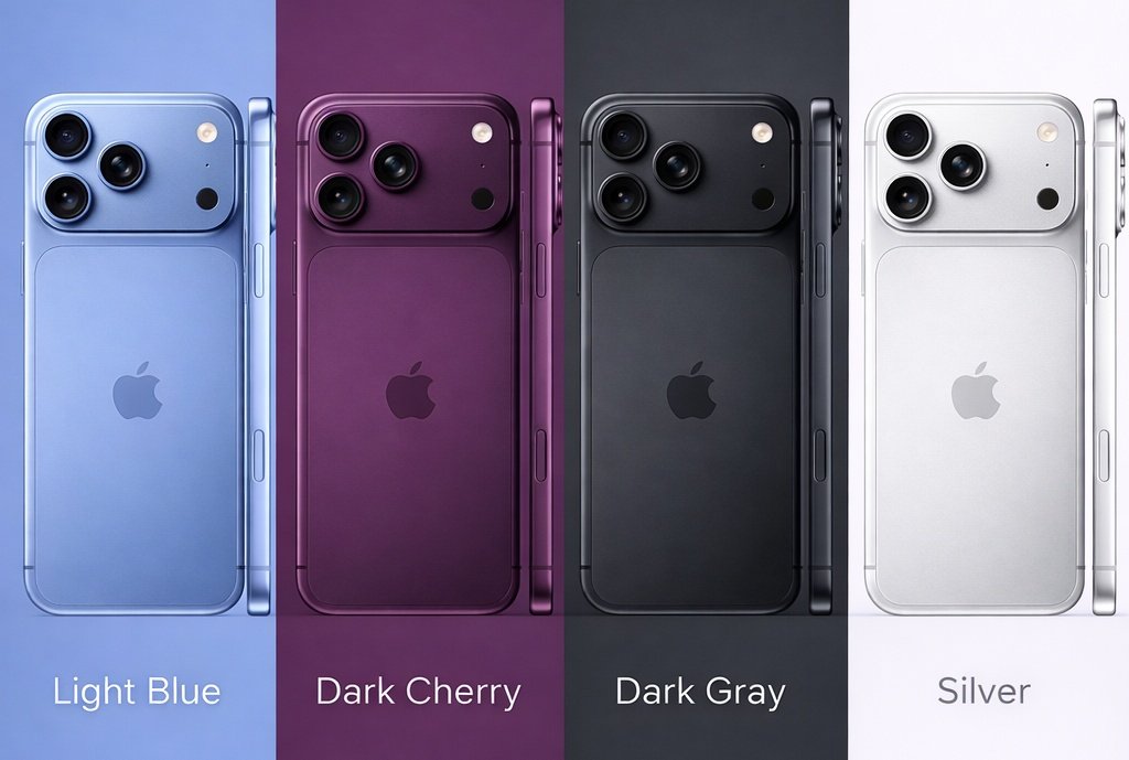dhaveedsc3's tweet image. Everyone’s talking about this.

iPhone 18 Pro “Dark Cherry” might be the main highlight this year. 

But…
Blue, Gray, or Silver still clean 👀

Which one are you choosing?.
#iPhone18Pro #iPhone18ProMax #iPhone