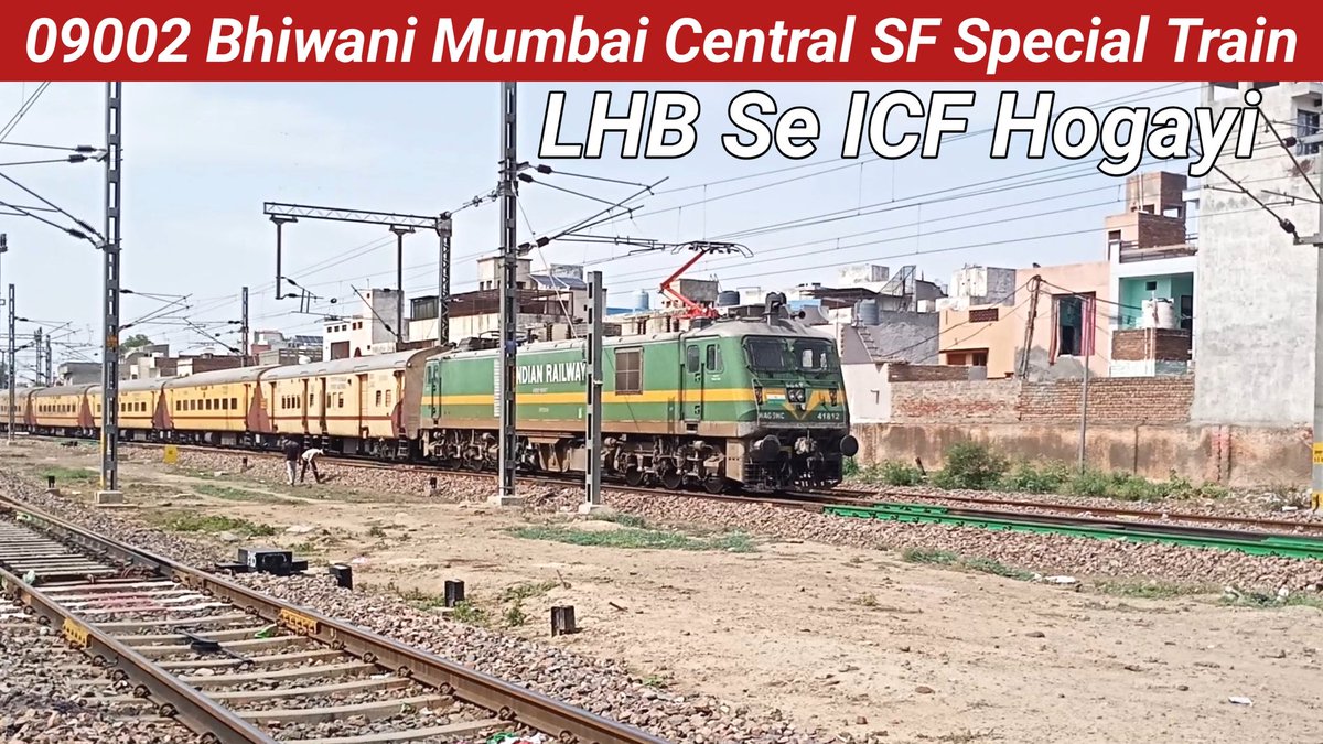 ar_trainshorts's tweet image. 09002 Bhiwani Mumbai Central SF Special Train LHB Se ICF 
Full Video Link 👇
youtu.be/7BECAOGVBj8?si…
#bhiwani #mumbai #train 

📸 18 April 2026