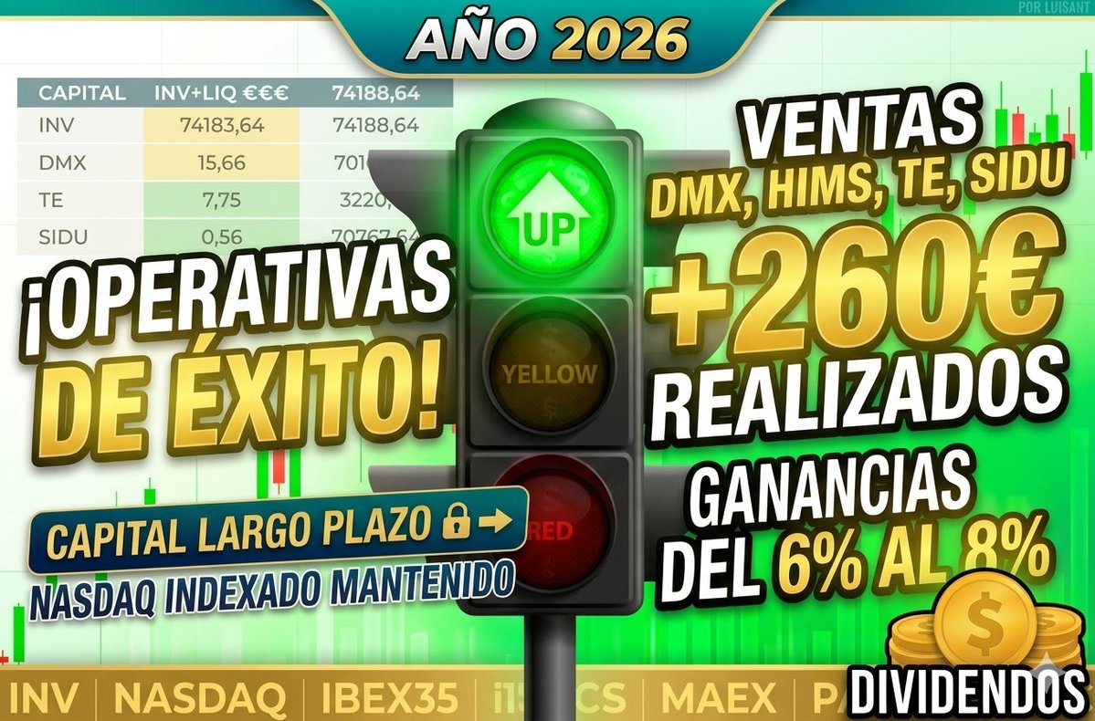 luisant_Nanfu's tweet image. Cómo gestionar una cartera de +74k€ con disciplina, niveles de entradas 🎣

📈 Semana de beneficios 260€ 💶

Lo más interesante: rentabilidades de +6% +14% en operativas, con liquidez ajustada 🤷‍♂️.

¿Es poco,  seguro 😞?

Dentro hilo 👇
#Inversion #Bolsa #Trading