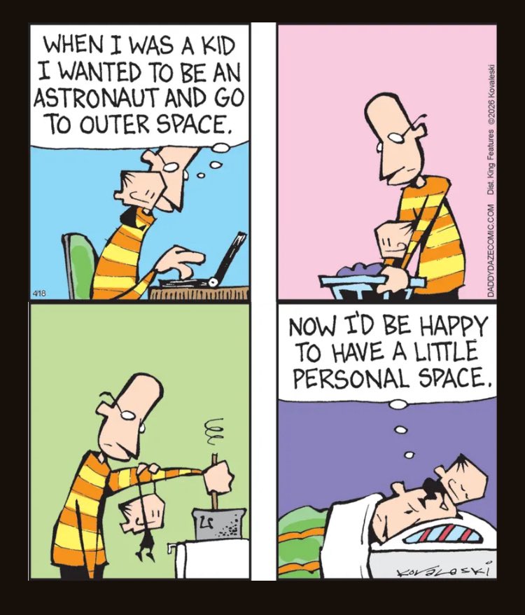 johnkovaleski's tweet image. Please share - and if you like this, there’s more at daddydazecomic.com #daddydazecomic @comicskingdom #parenting #kids