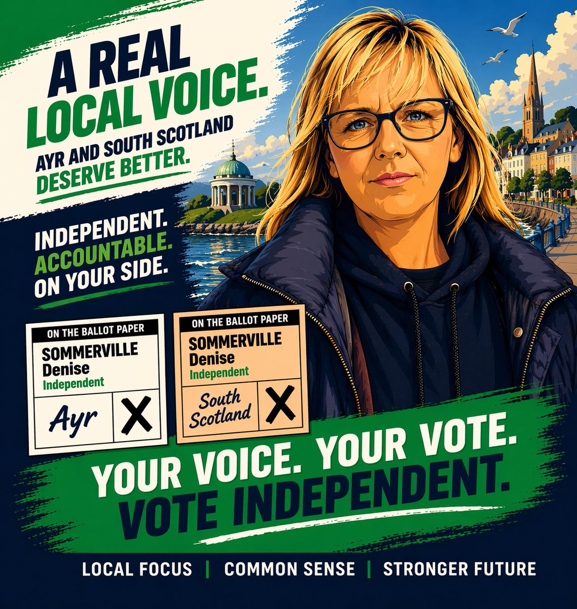 IndyDenise26's tweet image. I’m Denise. Mum of three, final year at uni with two exams to go.

Life’s busy, not perfect — but real.

I’ve lived it, I understand it, and I care about my community.

No scripts, no pretending — just me.

#Ayr #SouthScotland #Independent #RealPeople #LocalVoice
