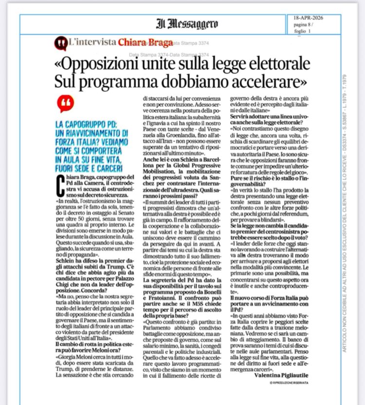 Chiara Braga tweet media