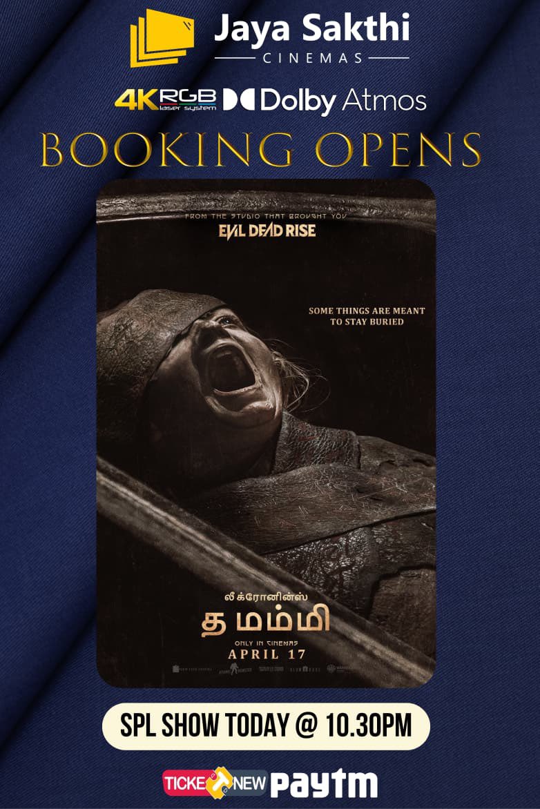 Jayasakthi Cinemas 4K-RGB/DolbyAtmos tweet media