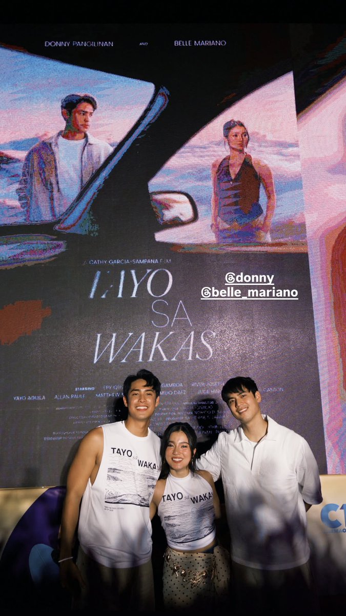 DonBelle with Emilio 😊

SIMULA NG WAKAS

#DonBelle
#TayoSaWakas
#TayoSaWakasKickoffEvent