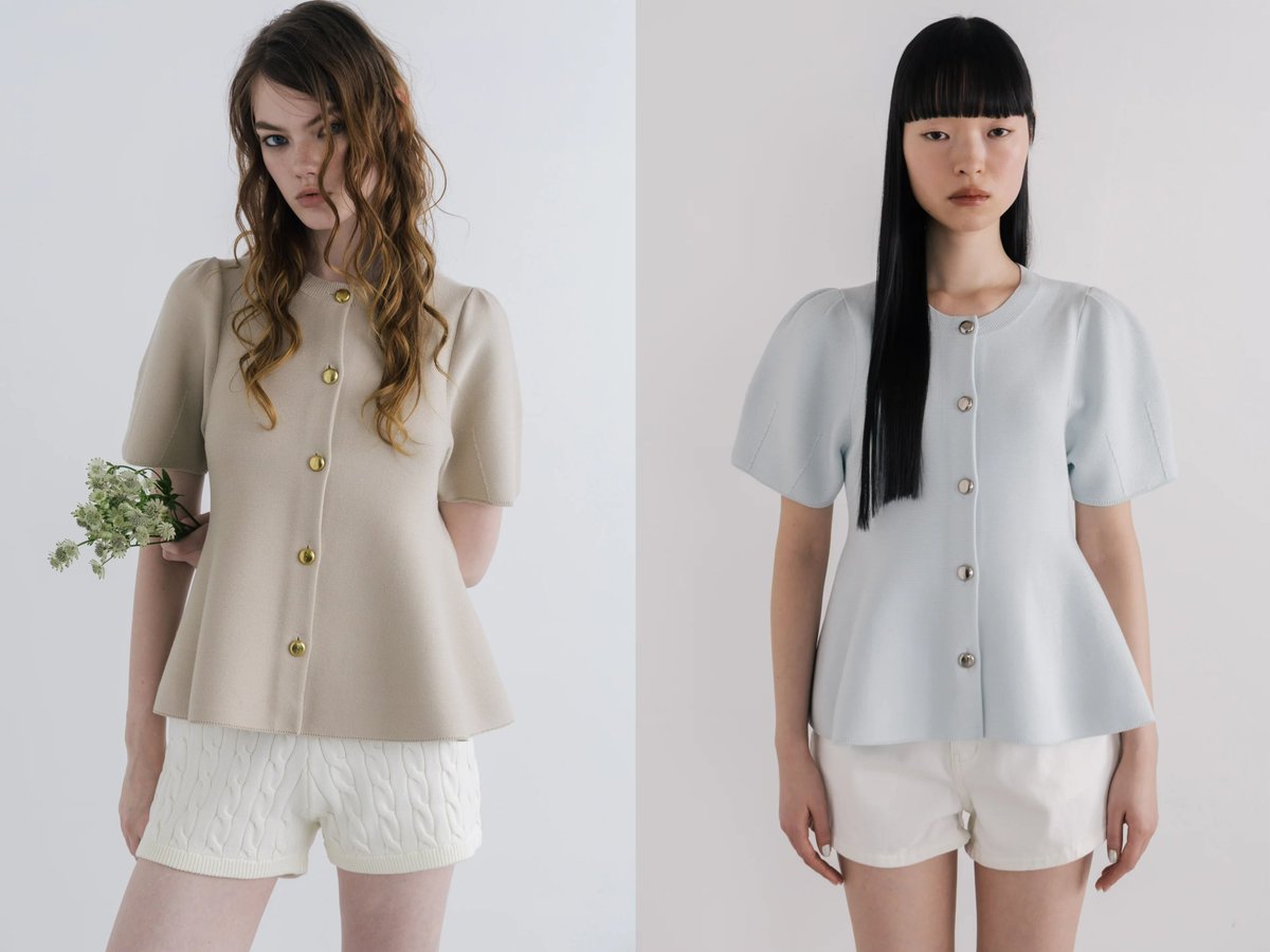 THE TOÉ ・Tulip Peplum Top #thetoé