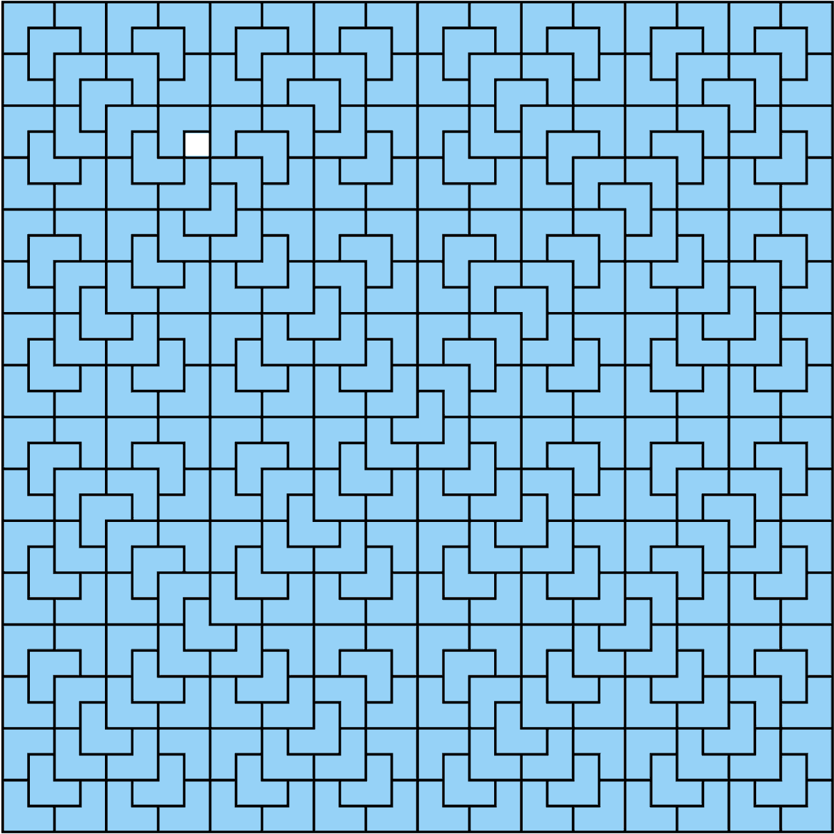 janmarthedal's tweet image. Tiling with L-Trominos janmr.com/posts/tiling-w… #polyomino #tiling