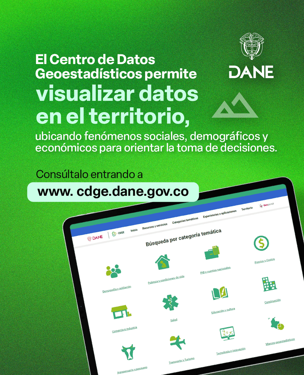 DANE Colombia tweet media