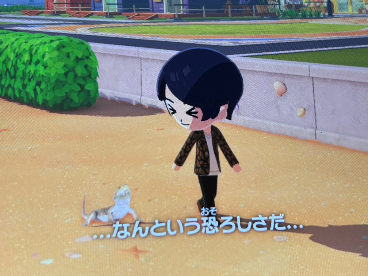 ペットのフトアゴヒゲトカゲをずっと怖がっている