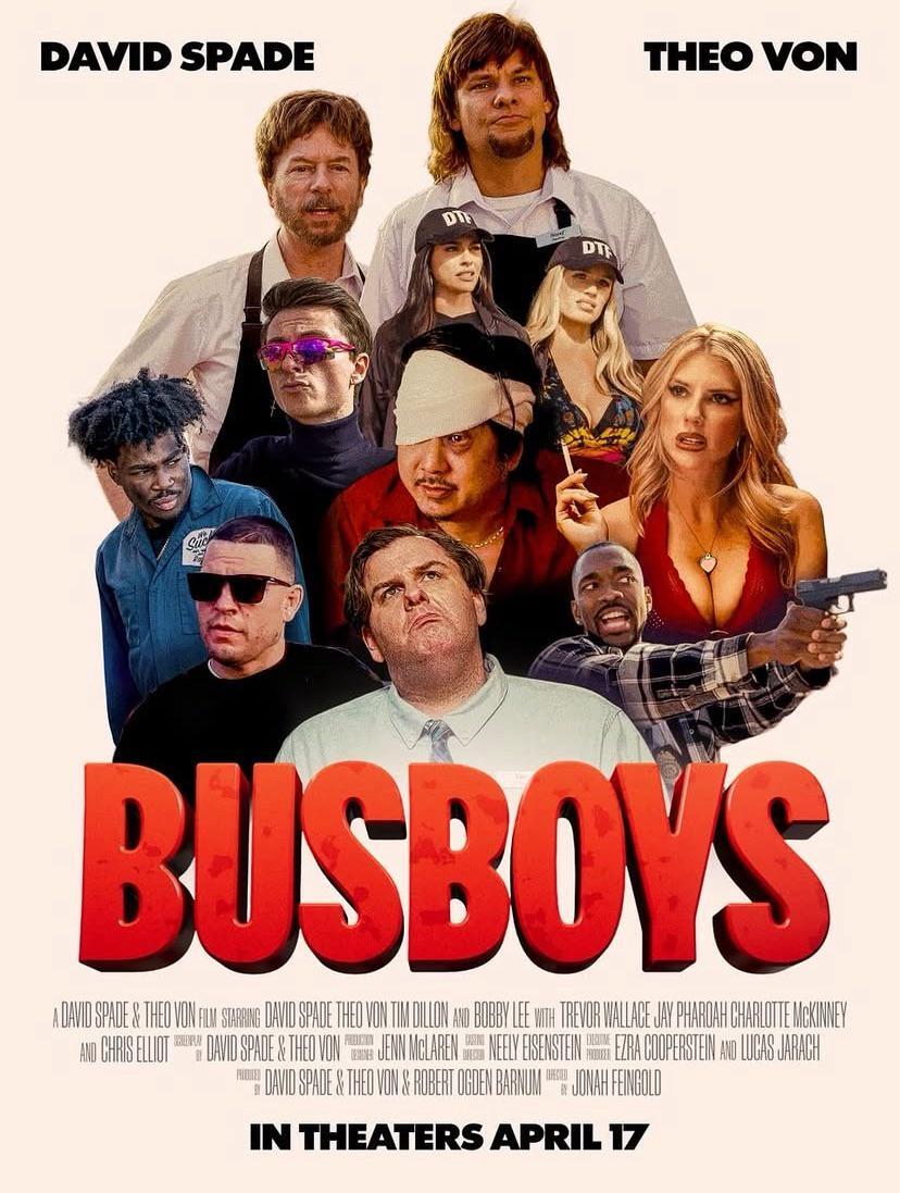 Comedy movies are alive and well. Go check out Busboys by <a href="/DavidSpade/">David Spade</a> and <a href="/TheoVon/">Theo Von</a>!