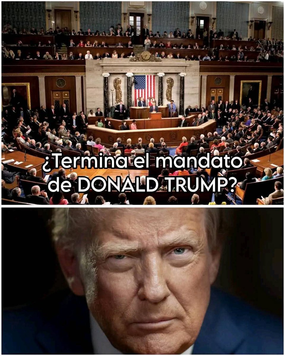 ÚLTIMA HORA 🇺🇸‼️

Se Rumorea que algunos senadores estadounidenses han pedido oficialmente la destitución del presidente Donald Trump de su cargo bajo la enmienda 25.

La Enmienda 25 de la Constitución estadounidense fue ratificada en 1967 para establecer un procedimiento claro