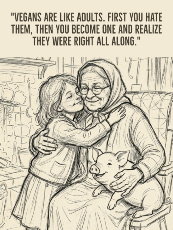 teamveganfta's tweet image. The most valuable insights often come from the truths we initially resisted. 👀🌱

#vegan #veganshare #veganmovement