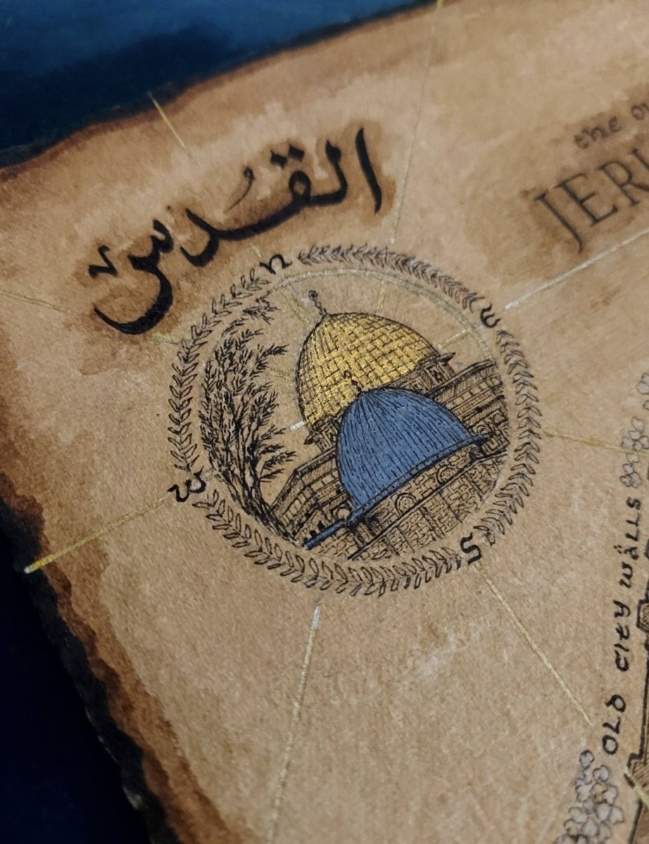 So far the map series includes:

- The Hijrah route 
- Palestine 
- Al Quds
- The coffee route from Yemen 
- Gaza
- Sudan
- Lebanon
- The 1948 Nakba 
- Afghanistan 

 ...And growing ✨