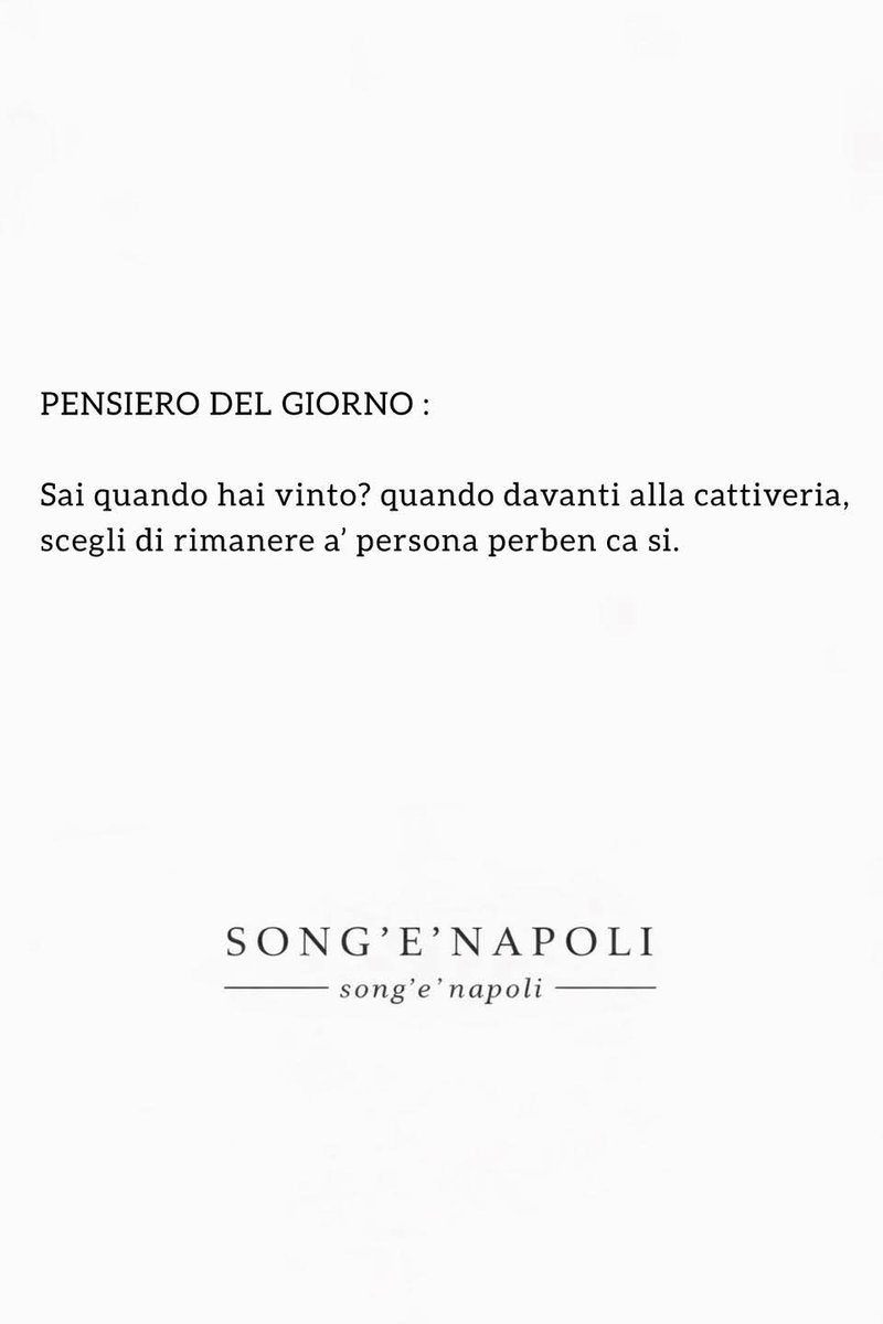 Pensiero del giorno..
Servirà? Mah...