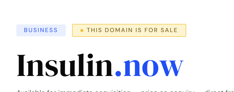 Insulin.now now available