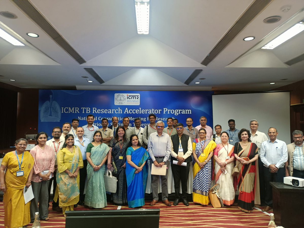 ICMRDELHI's tweet image. ICMR convened a National Consultation on TB Research Priority Setting on 18.04.26 in New Delhi under its #TB Research Accelerator Program, led by Prof. V K Paul, Member, @NITIAayog  &amp;amp; Dr. Rajiv Bahl, Secy DHR &amp;amp; DG, ICMR.
#TBElimination #Tuberculosis