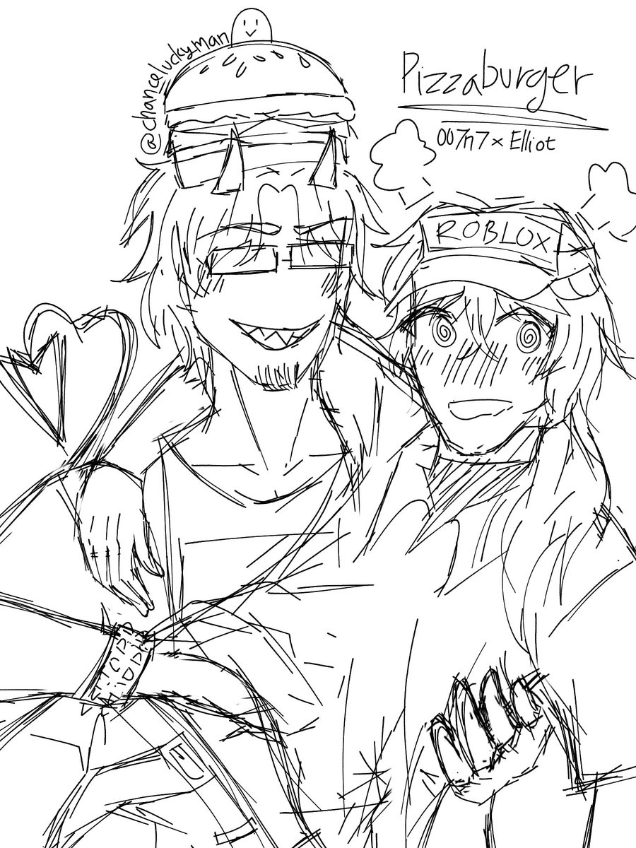 chanceluckyman's tweet image. Please condition ur hand, Mr. 07👀#pizzaburger #elliot #007n7