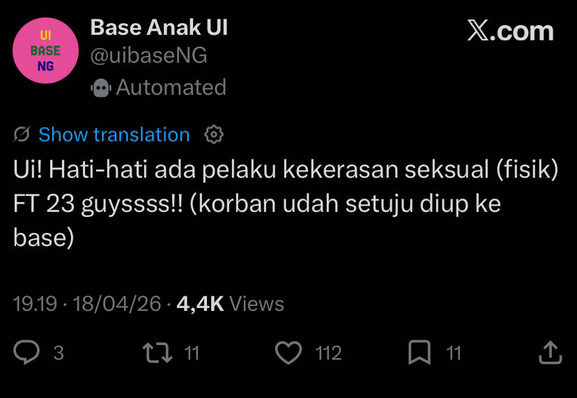 Base Anak UI tweet media