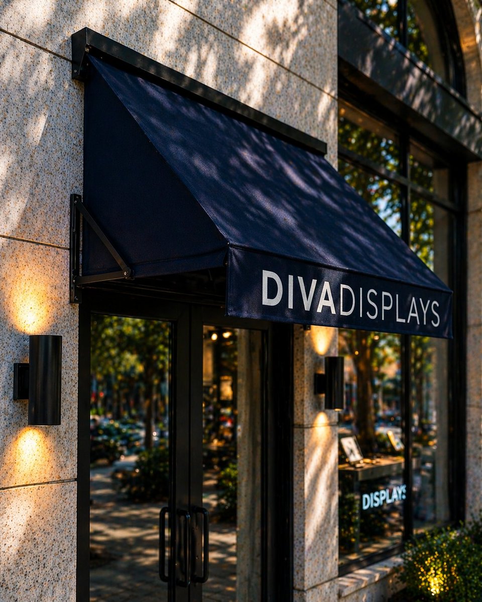 Divadisplaysinc's tweet image. Make your entrance stand out.

Custom awnings that boost visibility, add shade, and elevate your storefront branding. Built to last, designed to impress.

📞 Call 301-798-2717
🌐 Visit divadisplays.com

#DivaDisplays #CustomAwnings #StorefrontDesign #BusinessBranding
