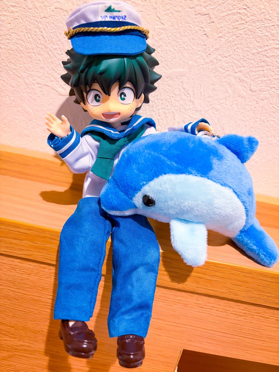 シーパラダイスでお土産に買ったぬいぐるみが可愛過ぎて...🥰