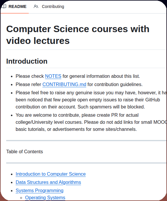 Curated university-level CS video courses

github.com/Developer-Y/cs…
