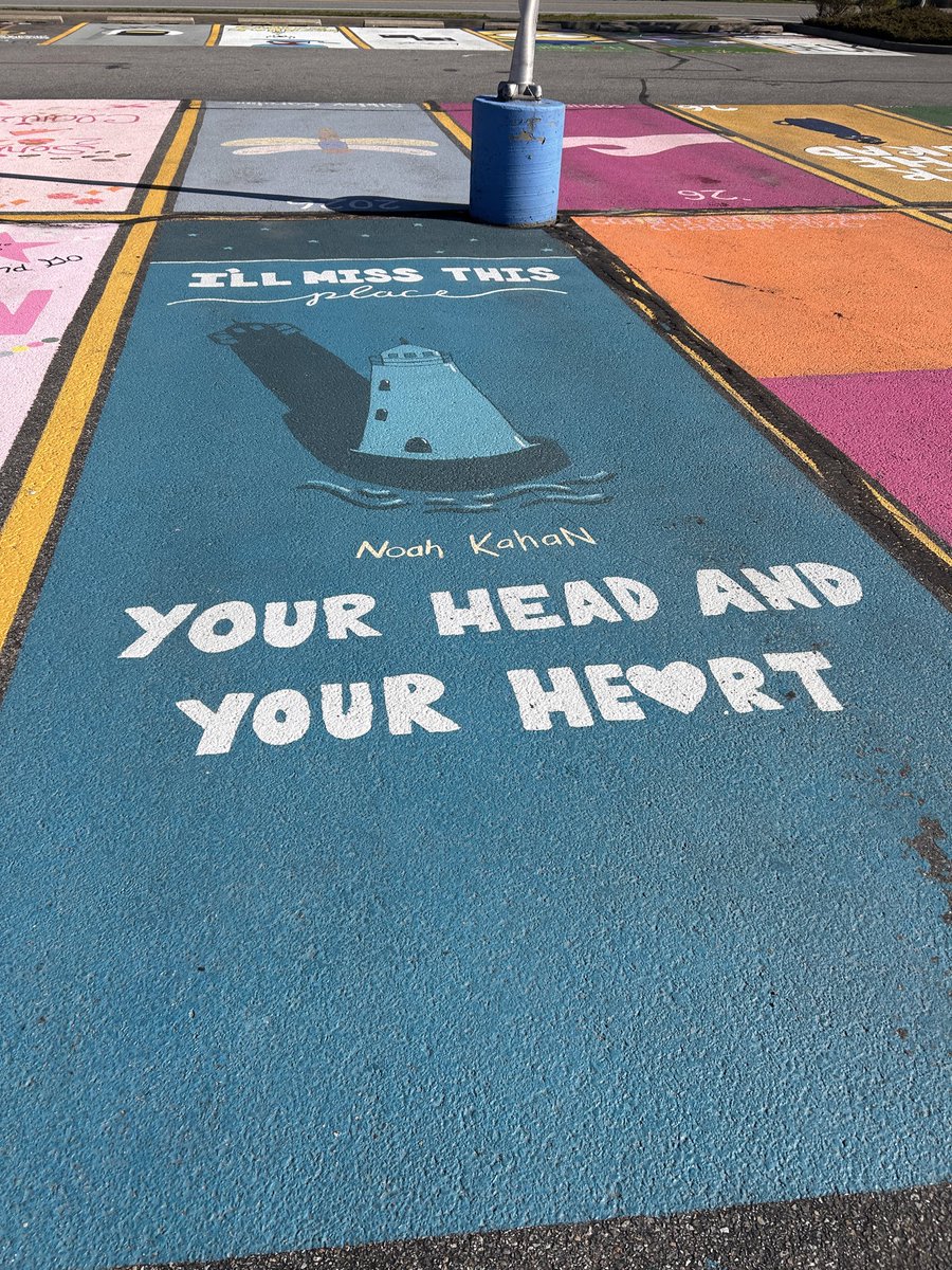 LibraryKirkL's tweet image. Also loved seeing individually designed parking spaces done by the seniors at Coeur d’Alene High School. We see so many things when we get out of our cars and just #walk.