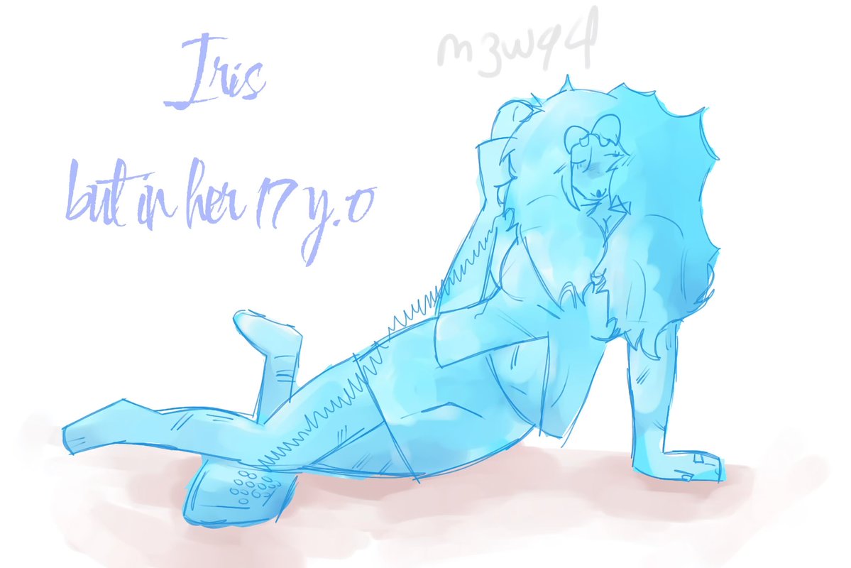 m3wq01's tweet image. "someone is calling you!"
Iris the hedgehog but in her 17.
#art #2000s #what