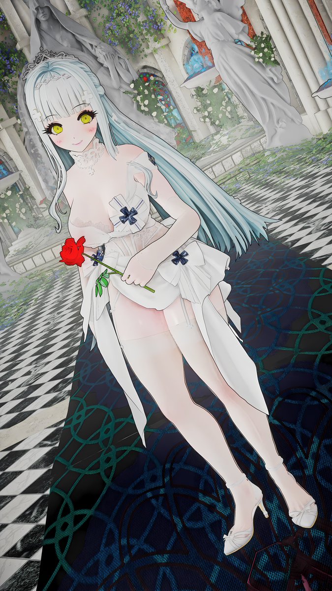Takaya_Nikaidou's tweet image. AE_GF2_Klukai_Wedding
ましろんさんのウェディングドレスいただきました😍
#Skyrim #SkyrimSE #スカイリム ＃スカイリムSE