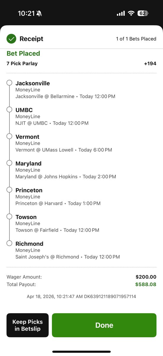 NCAAM Lacrosse Bets tweet media