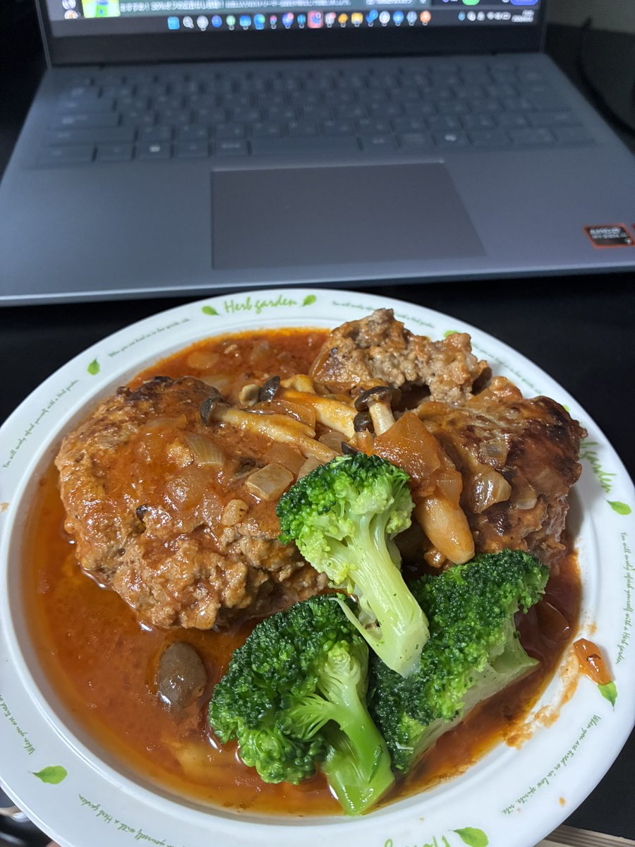 煮込みハンバーグや！
マジうまそう。天才か？