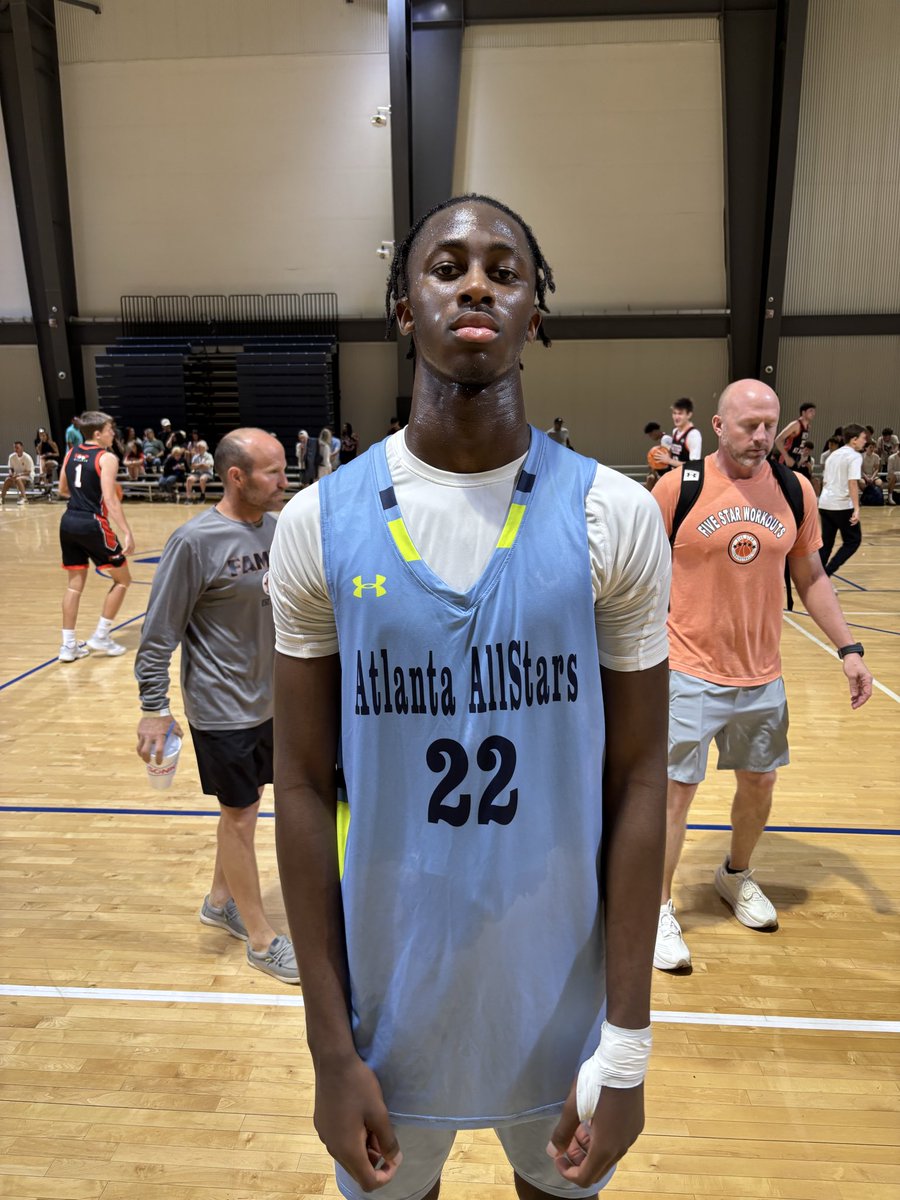 RYZEHoops's tweet photo. Atlanta AllStars UA Rise 16u also got a big boost from @DaculaHoops teammates, Joshua Brown (1) and George Fajemirokun. Brown hit some big shots down the stretch and controlled game as PG. Fajemirokun, a recent move in from Canada, hit a pair of 3’s and showed off his athleticism at about 6’6.