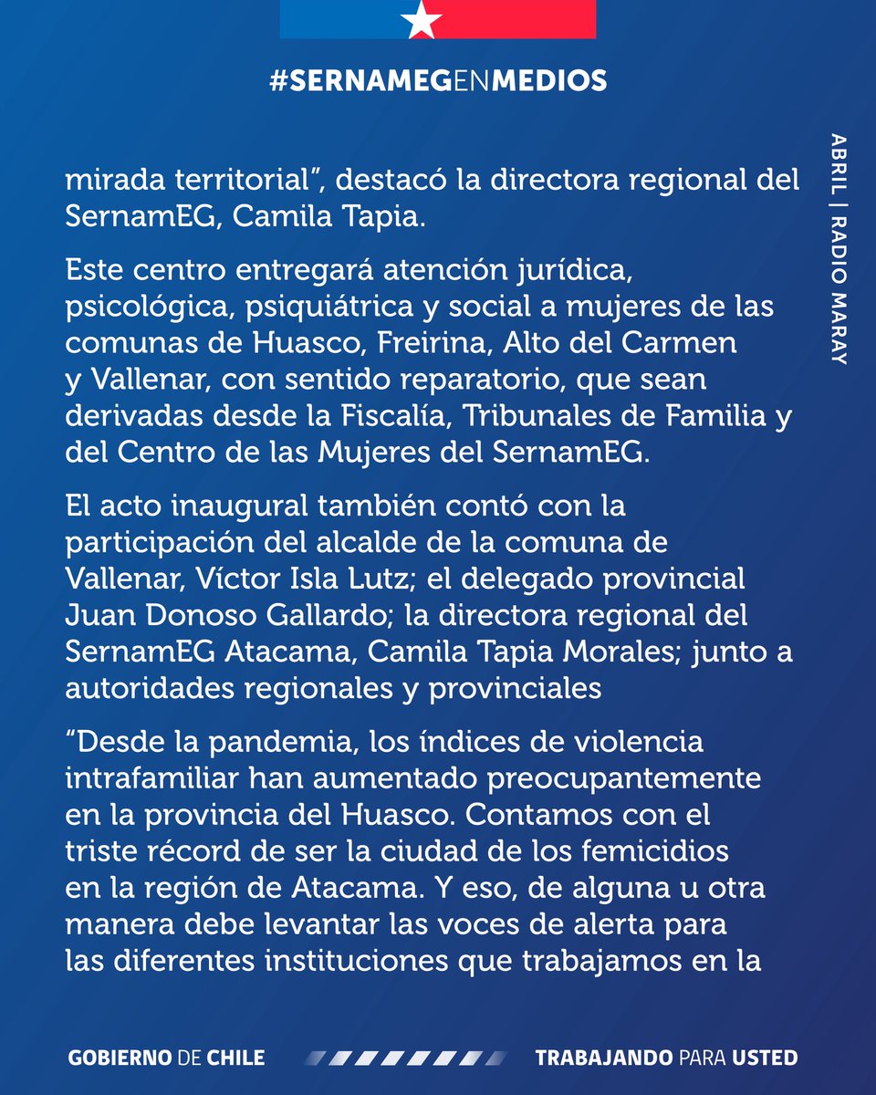 SernamEG Chile tweet media