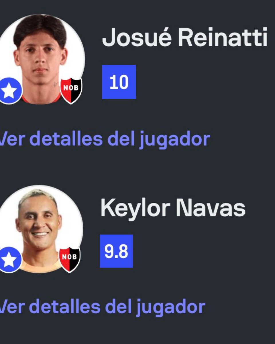 newells_data's tweet image. 🧤😮‍💨 JOSUÉ REINATTI obtuvo una calificación de 🔟 en @SofascoreLA superando el 9.8 conseguido por Keylor Navas en el triunfo ante Tigre como visitante en 2025.

📊 Sus estadísticas ante #Unión
8 paradas totales
7 desde adentro del área
2/2 duelos aéreos ganados