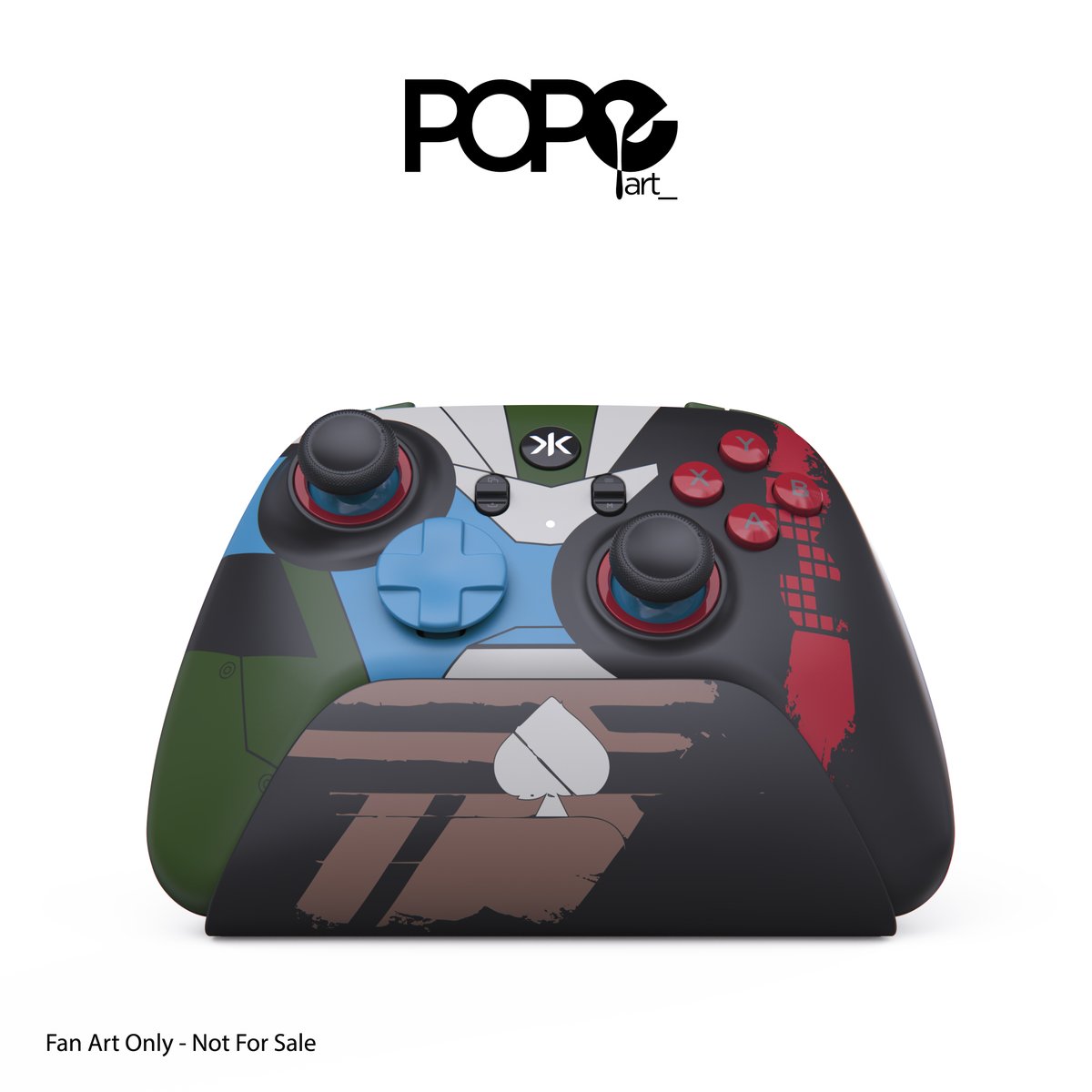 POPeART_'s tweet image. A #fanart fav for #cayde6 #destiny #cayde #bungie on the New @crkdgg ULTPRO #controller