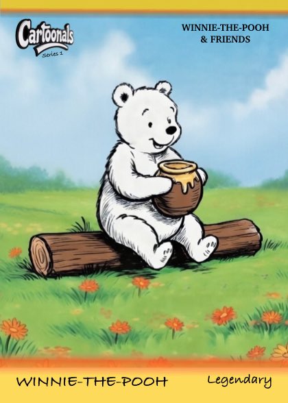 Winnie-The-Pooh Legendary Card