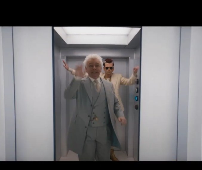 I need Crowley to miracle him a bowtie in the lift 🙏🙏🙏