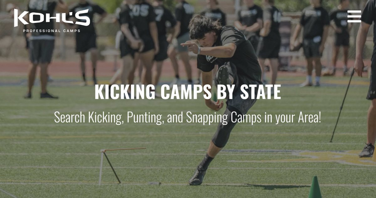 Kohl's Kicking Camps tweet media