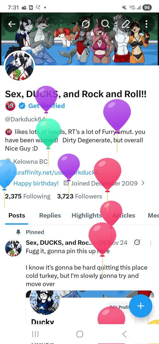 Sex, DUCKS, and Rock and Roll!! 🔞 tweet media