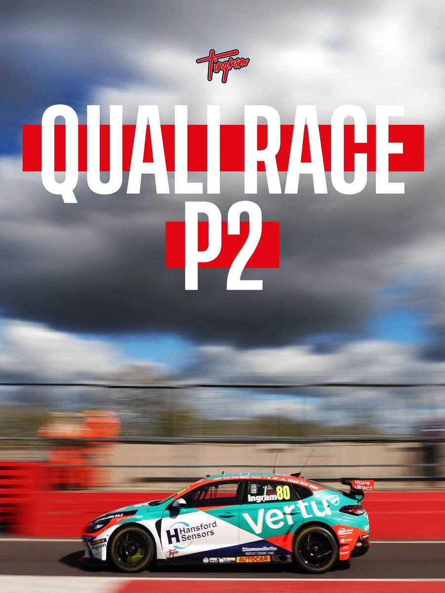 Tomingram80's tweet image. The first Quali Race of the year! P2 will do after a little hiccup! 😬

#btcc #racing #qualirace